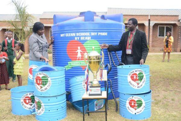Malawi’s First lady charity BEAM Hands Over ‘My Clean School, My Pride Competition’ Prizes to Lilongwe Academy