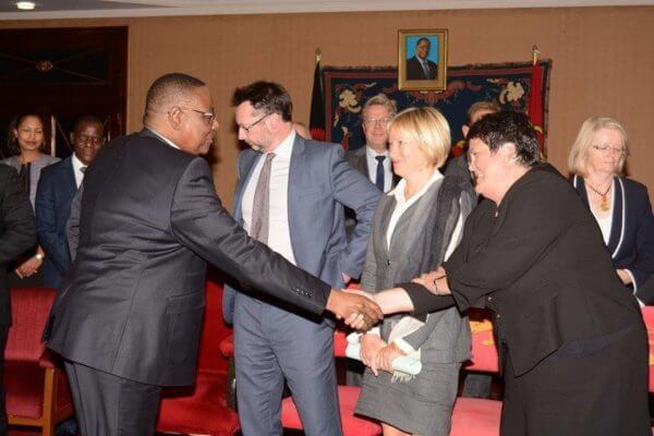 Mutharika and Virginia Palmer