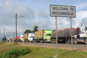 Mozambique and Malawi border posts