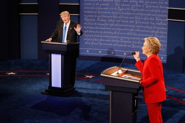 Who won the US first Presidential debate? Trump!!
