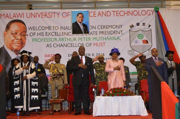 Profiling President Arthur Peter Mutharika at his Installation as Chancellor of the Malawi University of Science and Technology