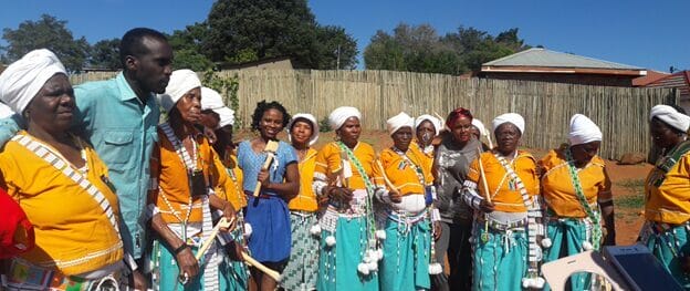 With Modjadji Traditional Dancer