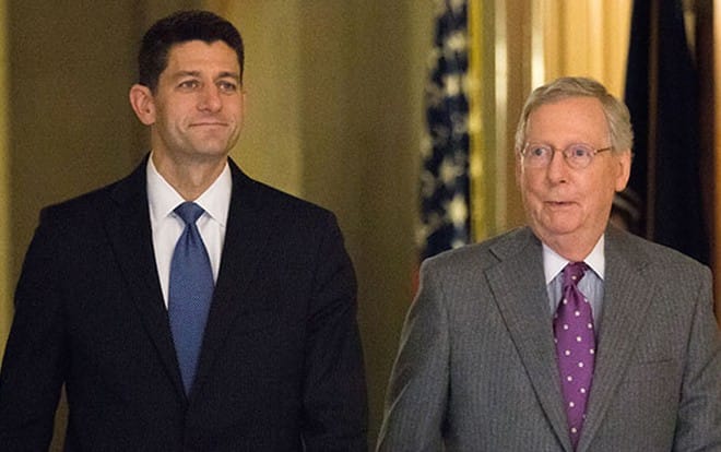  Paul Ryan and Mitch McConnell