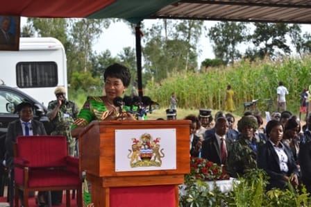 Malawi First lady for hygiene practices