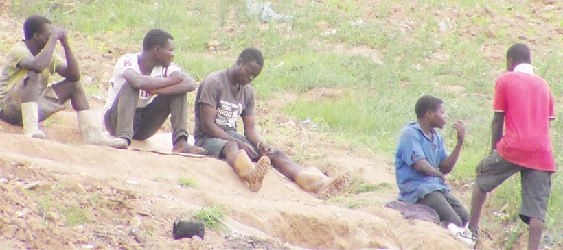 Scavenging for a living in Malawi