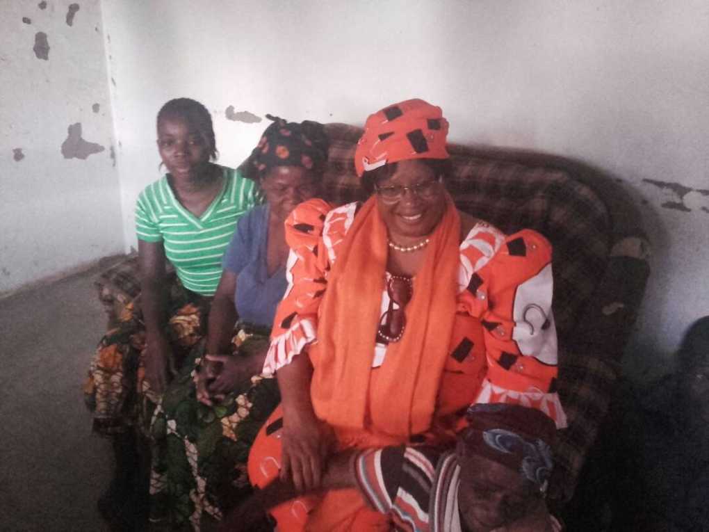 Former Malawi President Joyce Banda visits Karonga’s housing project beneficiary