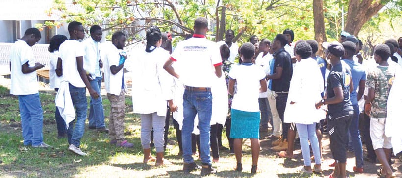 Malawi Health Sciences students