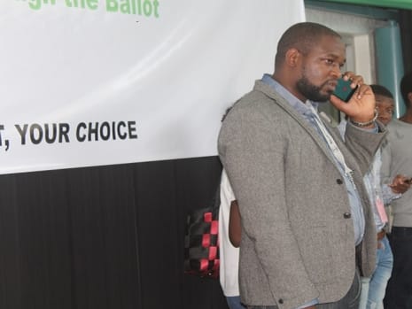 Reporter George Banda