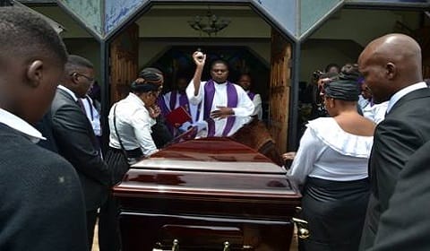 Burial for Patrick Mbewe