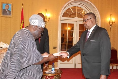 Benin ambassador designate to Malawi Erick Franck and President Mutharika