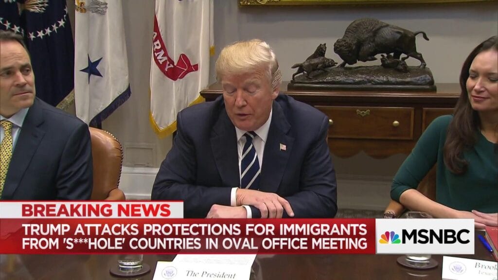Trump insults Haiti and African Countires
