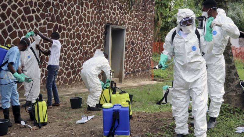 EBOLA workers in DRC