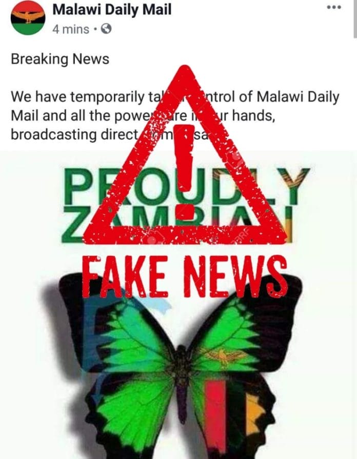 Zambians Deny Hijacking Malawis Daily Mail Propaganda Facebook Page