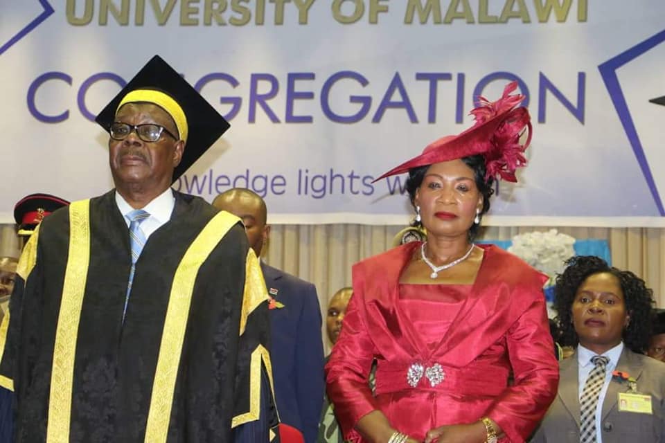 “Let’s Move on with More determination”,  Speech by President Mutharika at University of Malawi graduation, 8 Nov 2019