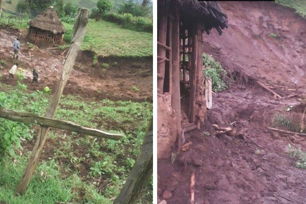 Kenyan three-year old boy buried alive following mudslides