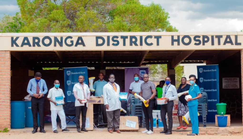 Standard Bank Bureau De Change donates medical materials to Karonga District Hospital