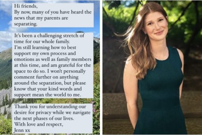 Jennifer Gates in a shock over parents’ divorce: Pleads for privacy
