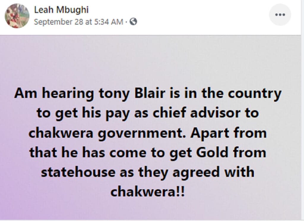 Tony Blair