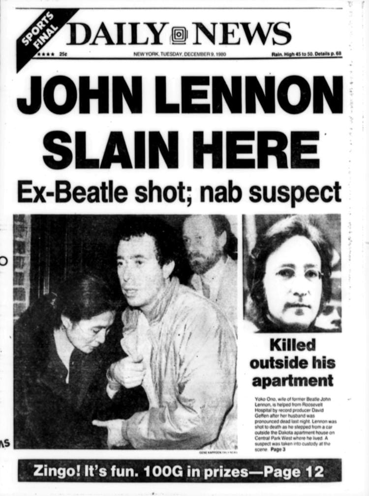 John Lennon died mocking god