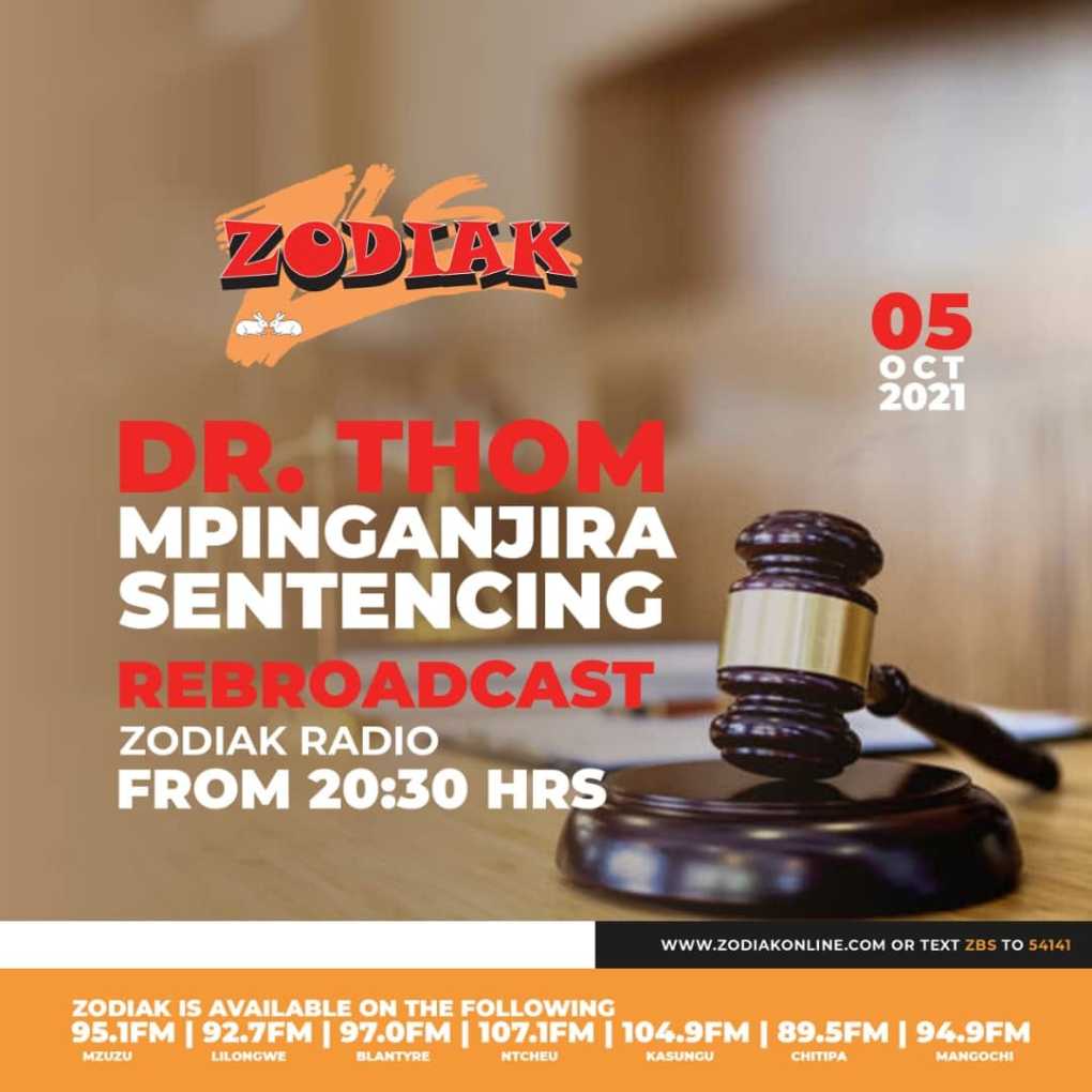 Malawi News: How zodiak, Times 360 covered Thom Mpinganjira’s sentence of 9 years imprisonment in judge bribery case