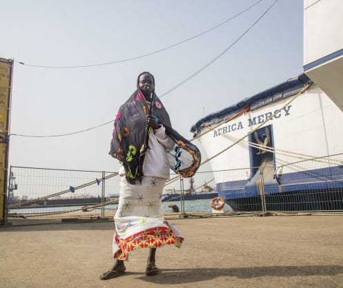 First Patient Received Aboard Mercy Ships After Historic Return To Africa