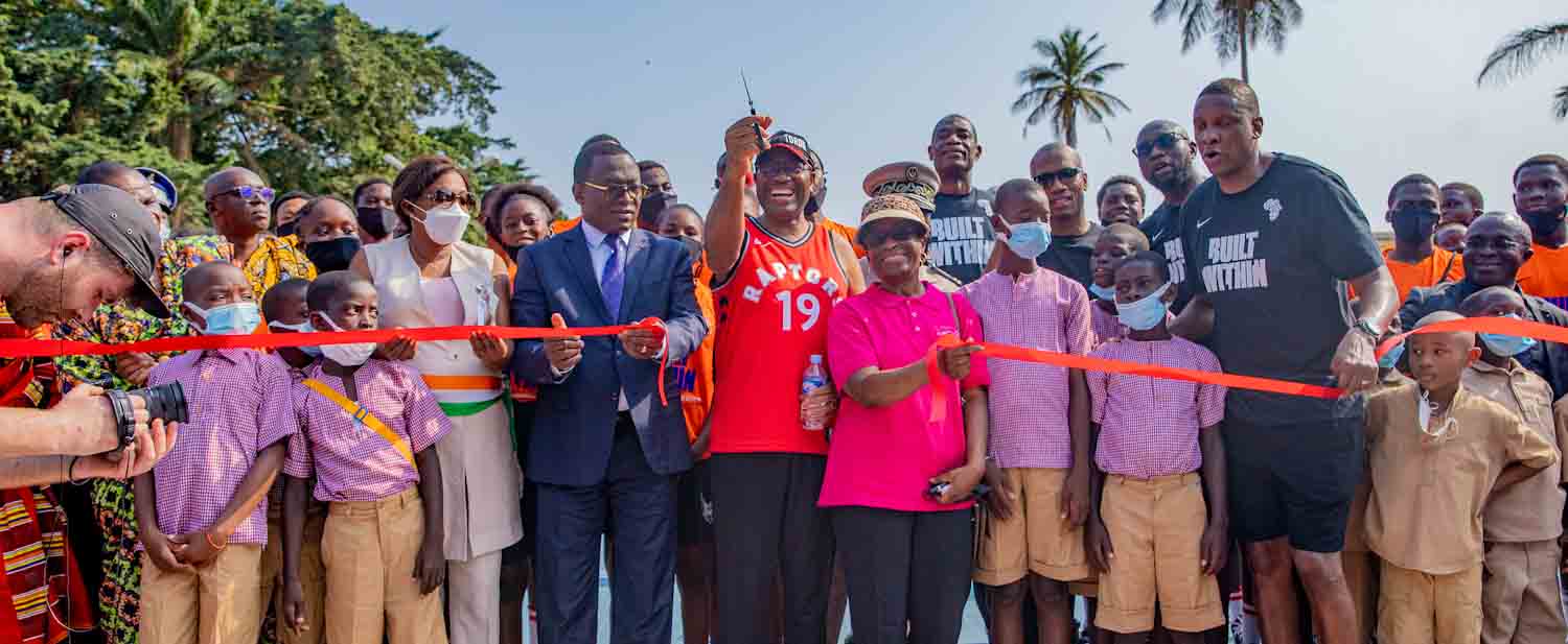 African Sports Greats Inaugurate State Of The Art Sports Facility For Disadvantaged Youth In