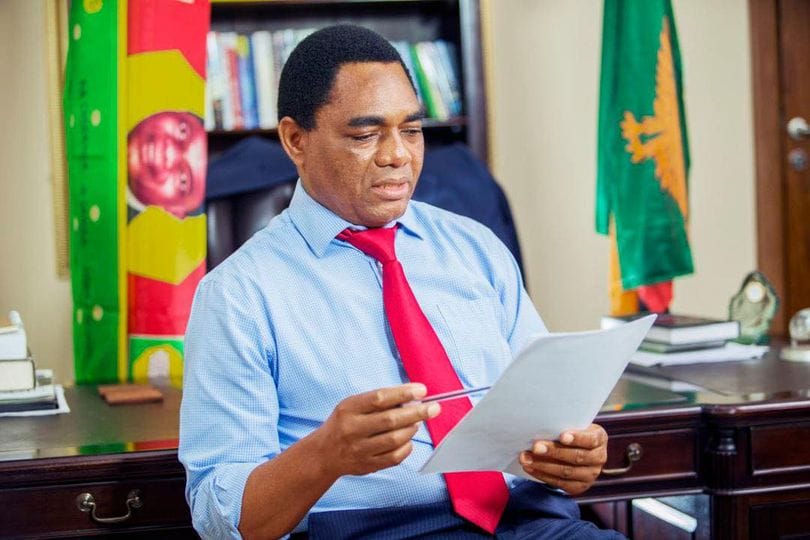 Zambian President Hakainde Hichilema goes eight months penniless - The