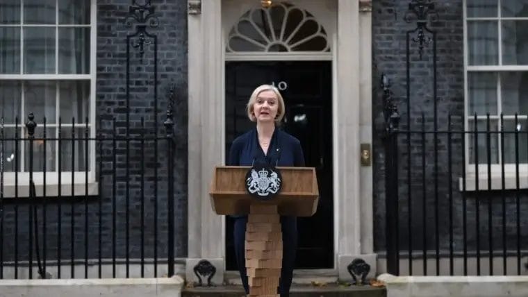British Prime Minister Liz Truss steps down after failed economic plan