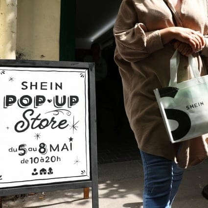 A pop-up store for fast-fashion retailer Shein in Paris, France, May 5, 2023. Photo: Reuters