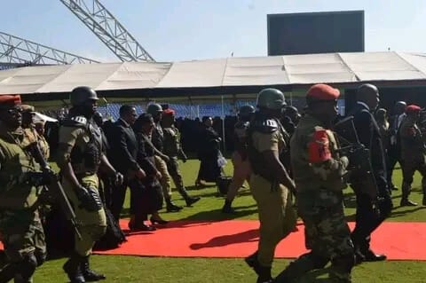 Enhanced Security Measures Ensured President Chakwera’s Safety During VP Saulos Chilima’s Funeral Ceremony
