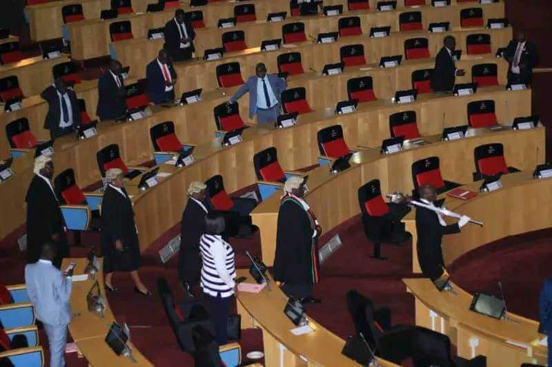 Malawi Parliament in session