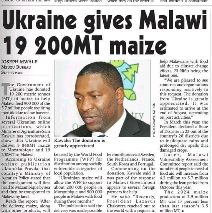 Malawi foreign AID