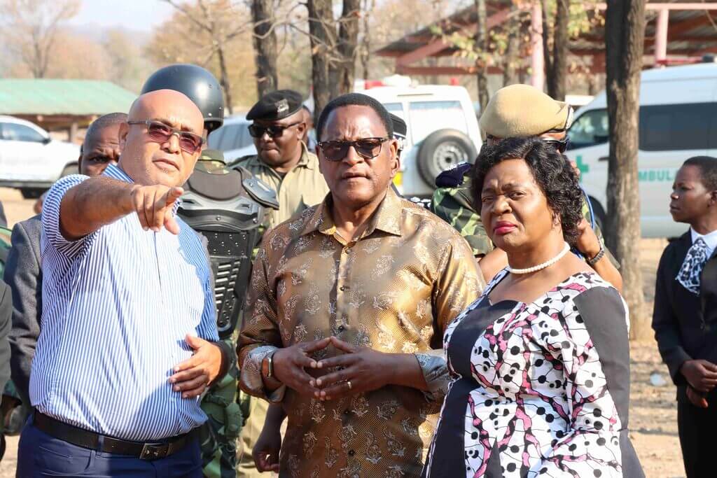 Chakwera tours A.R. Issa cattle ranch