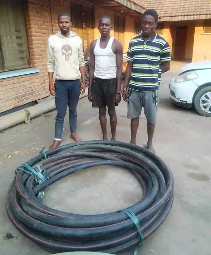 Three srrested, face theft charges