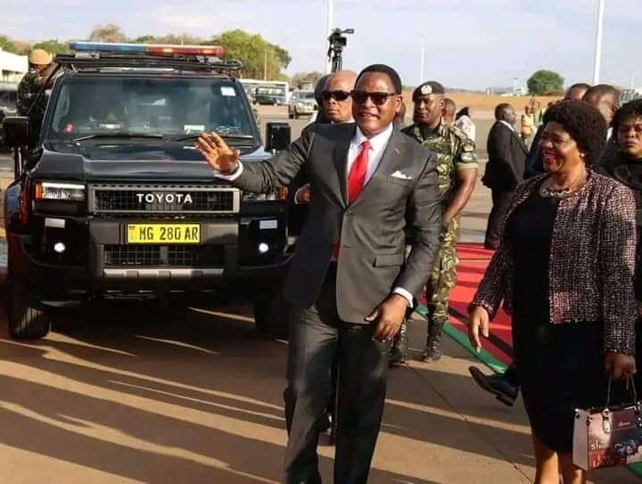 lazarus Chakwera with Prado