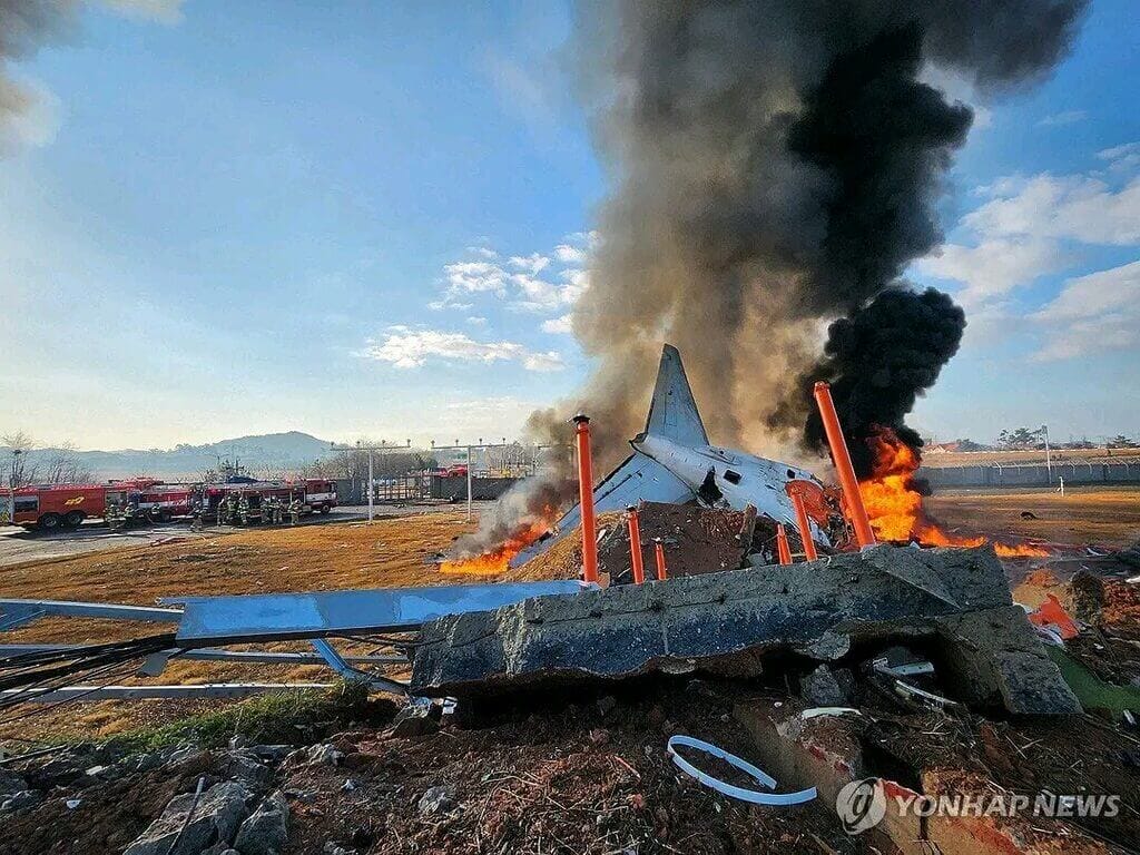 Death toll rises to 124 in South Korea plane crash