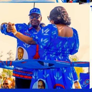 President Arthur Peter Mutharika with wife Getrude
