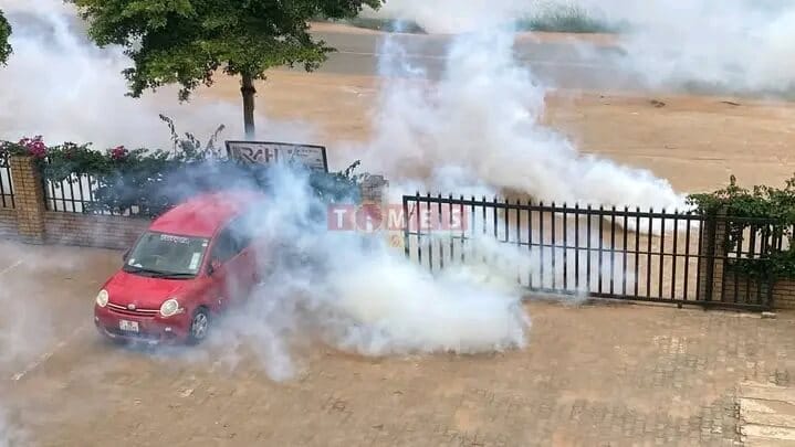 Tear gas: