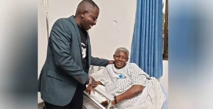 Bizarre! A 70-year-old Ugandan granny Safiina Namukwaya gives birth to twins