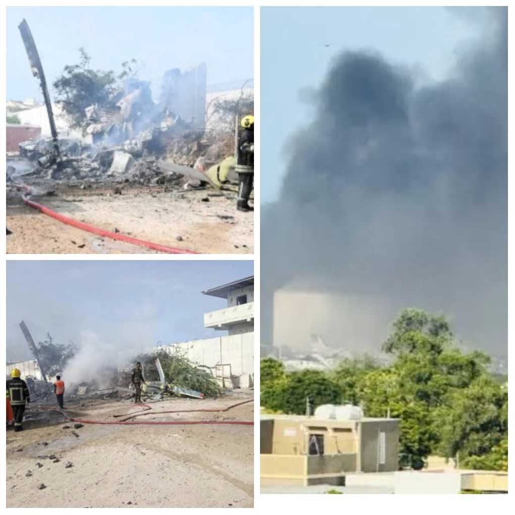 Crashed Uganda military helicopter claims five lives in Somalia’s capital Mogadish