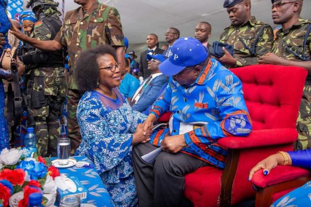 Jane Ansah and Peter Mutharika