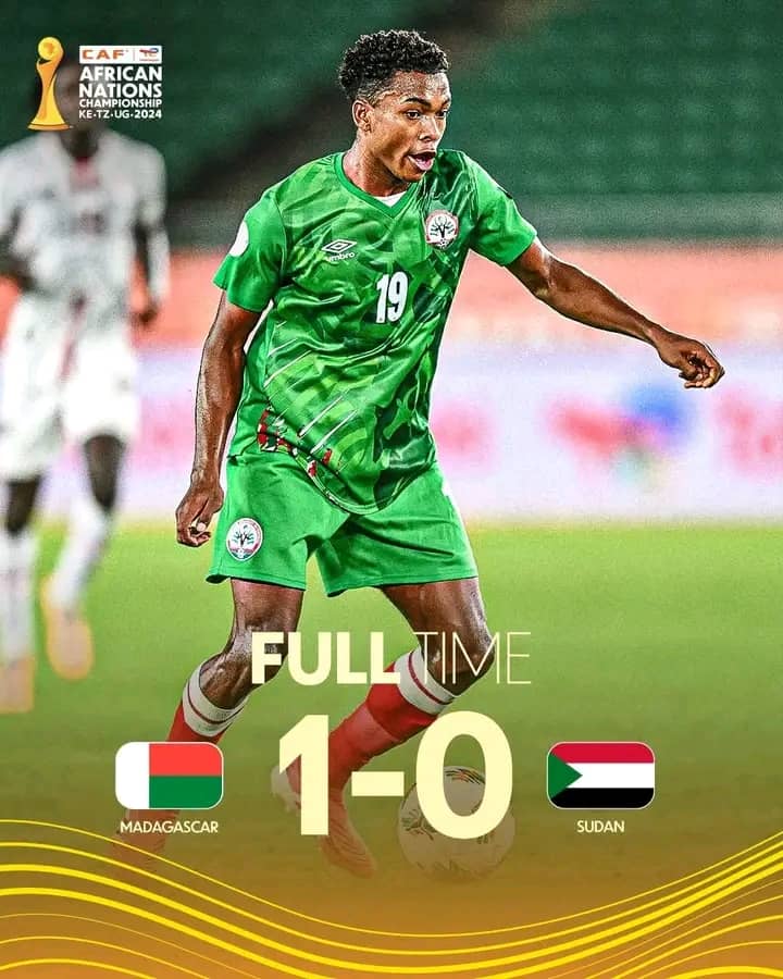 10-Man Madagascar edge Sudan to reach first-ever CHAN final