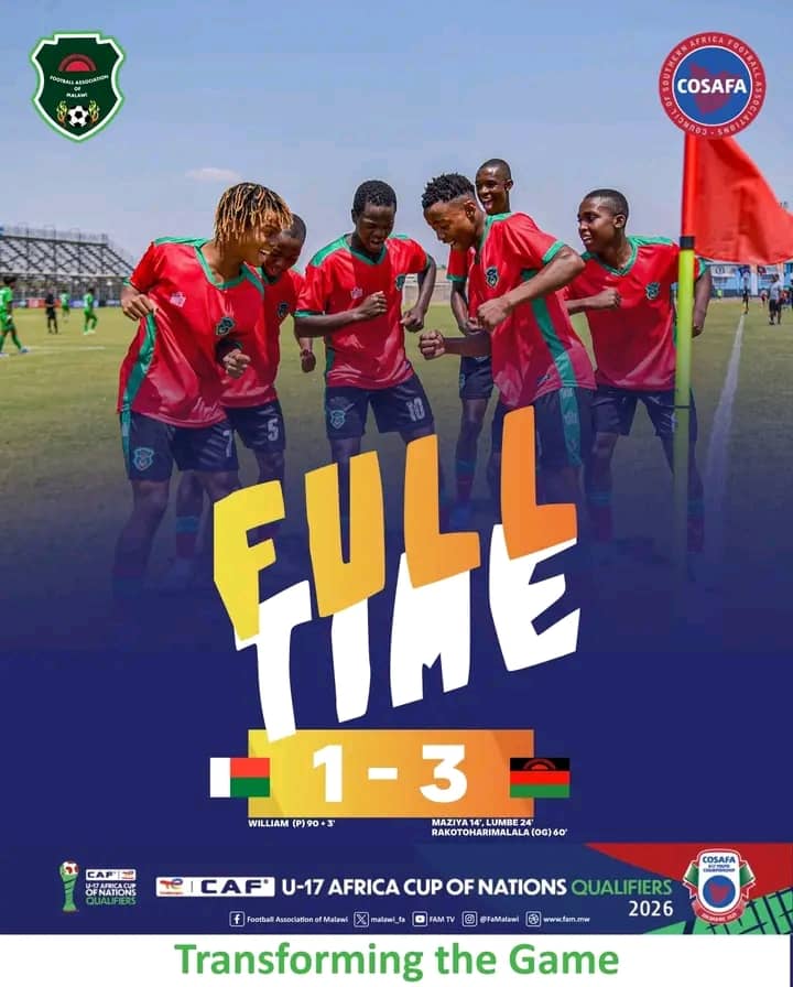 Malawi U-17 start COSAFA campaign with convincing win over Madagascar