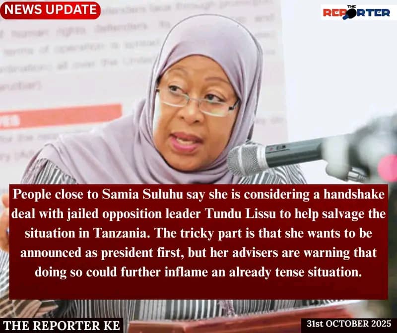 Tanzania in political tension as Samia Suluhu weighs possible deal with Tundu Lissu