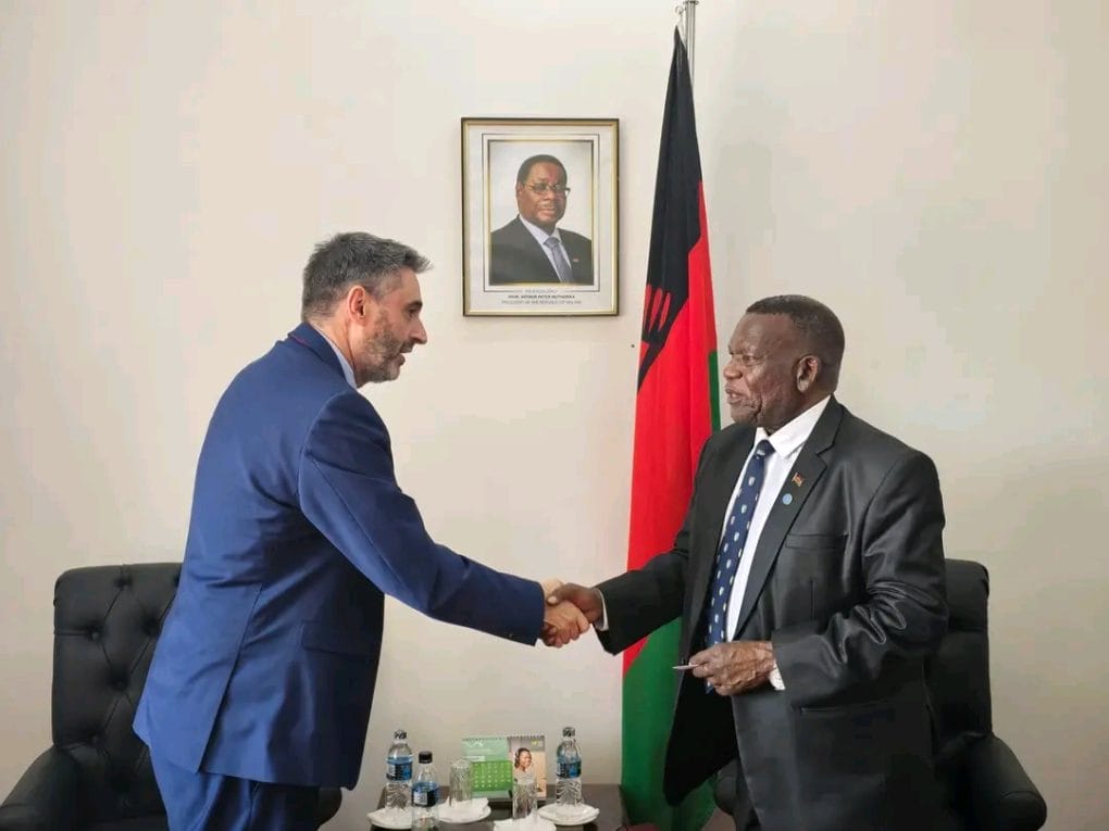 Chaponda, EU envoy pledge stronger Malawi–EU partnership for economic growth