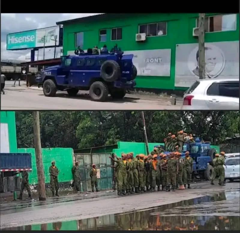 Zambia Police storm PF Secretariat, halt Given Lubinda’s Press Conference