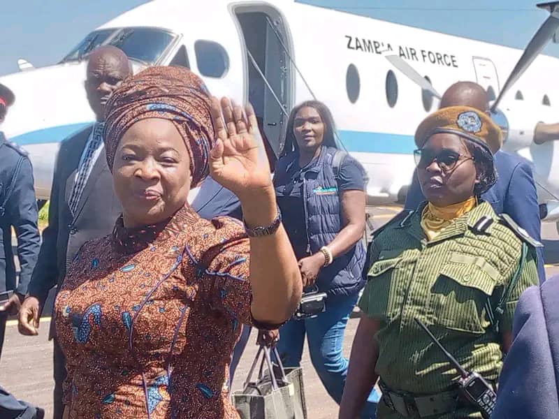 First Lady Mutinta Hichilema in Chipata for hospital donation drive