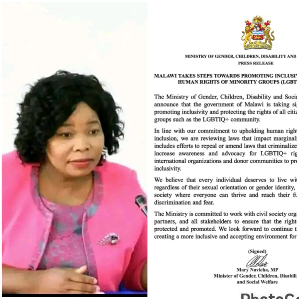 Fake press release sparks debate on inclusivity in Malawi: Minister Mary Navicha denounces “as mischief”