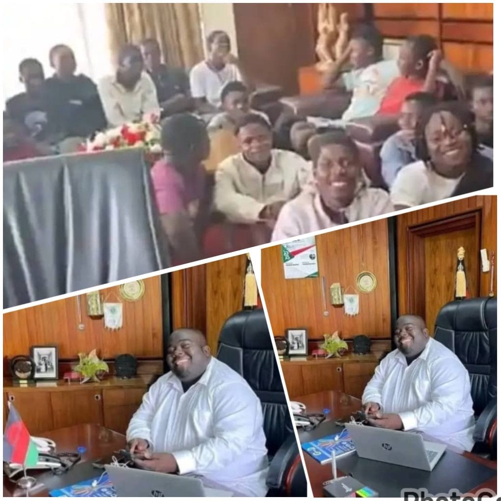 Blantyre City Mayor Osman makes history by share tables with street kids in his office