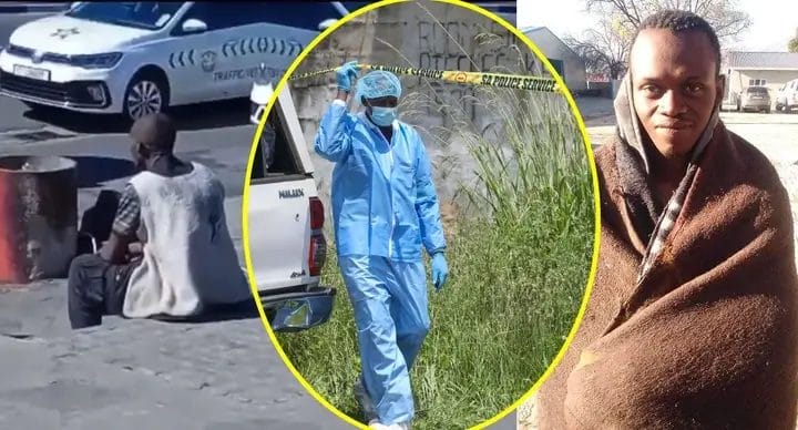 RSA serial killer Zwelinjani Mbola walks around town with body parts of a man he brutally murdered
